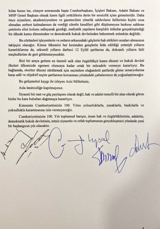 Altılı masanın 10'uncu toplantısından da aday çıkmadı! 30 Ocak'ı işaret ettiler...